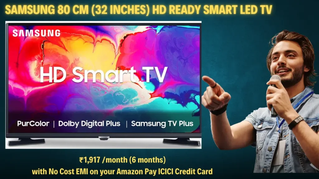 शानदार डिज़ाइन और बेहतरीन तकनीक के साथ Samsung ने न्यू TV लॉन्च किया है संदर टीवी मात्र 13,490 में देखें इसकी खासियत काम कीमत में लाए Samsung 80 cm (32 inches) HD Ready Smart LED TV 6 Samsung 80 cm (32 inches) HD Ready Smart LED TV UA32T4380AKXXL (Glossy Black)